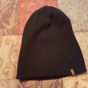 Timberland Black Reversible Nit Beanie Cap